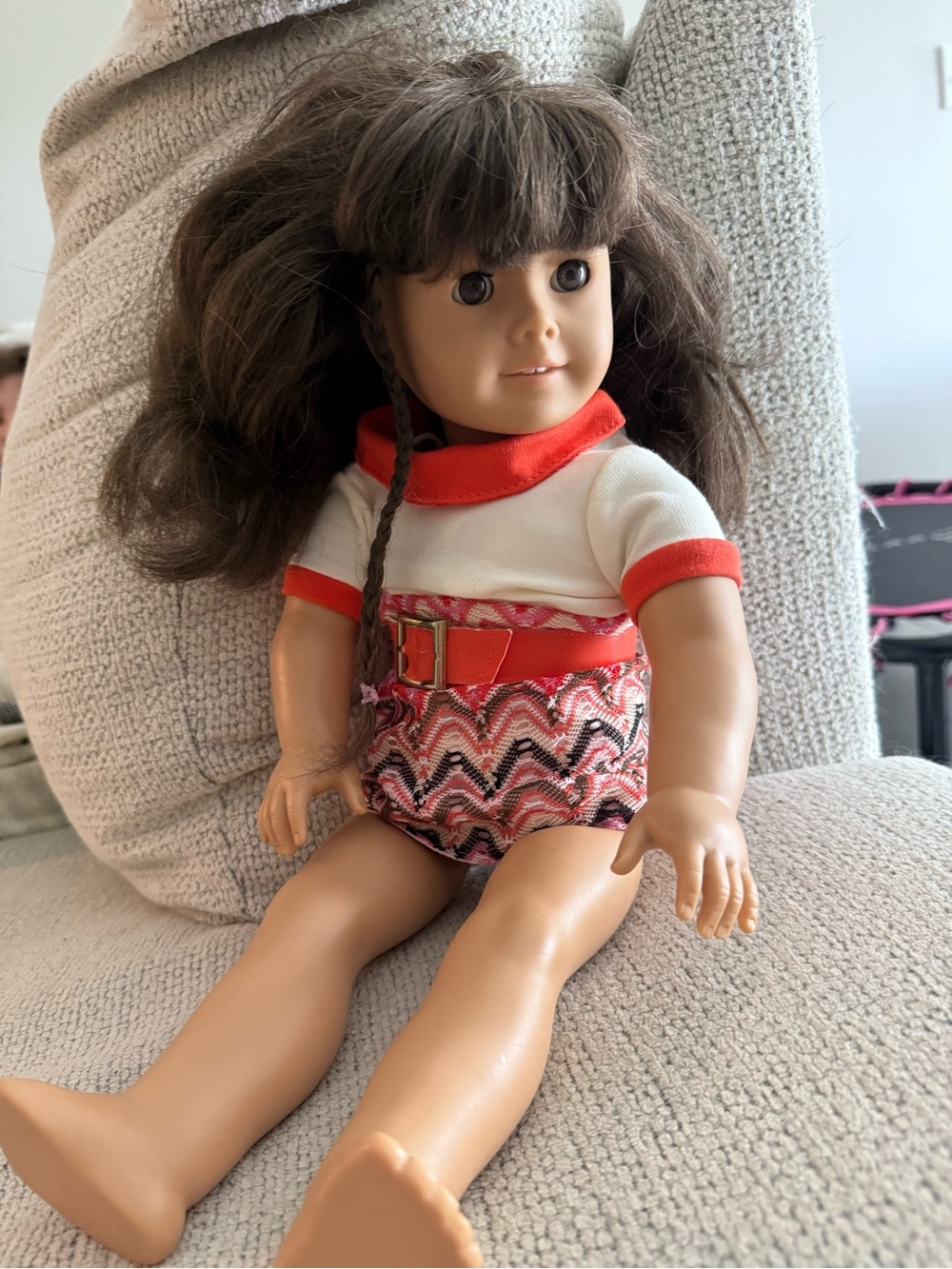 VTG Pleasant Company American Doll brown hair brown eyes Fashion Doll